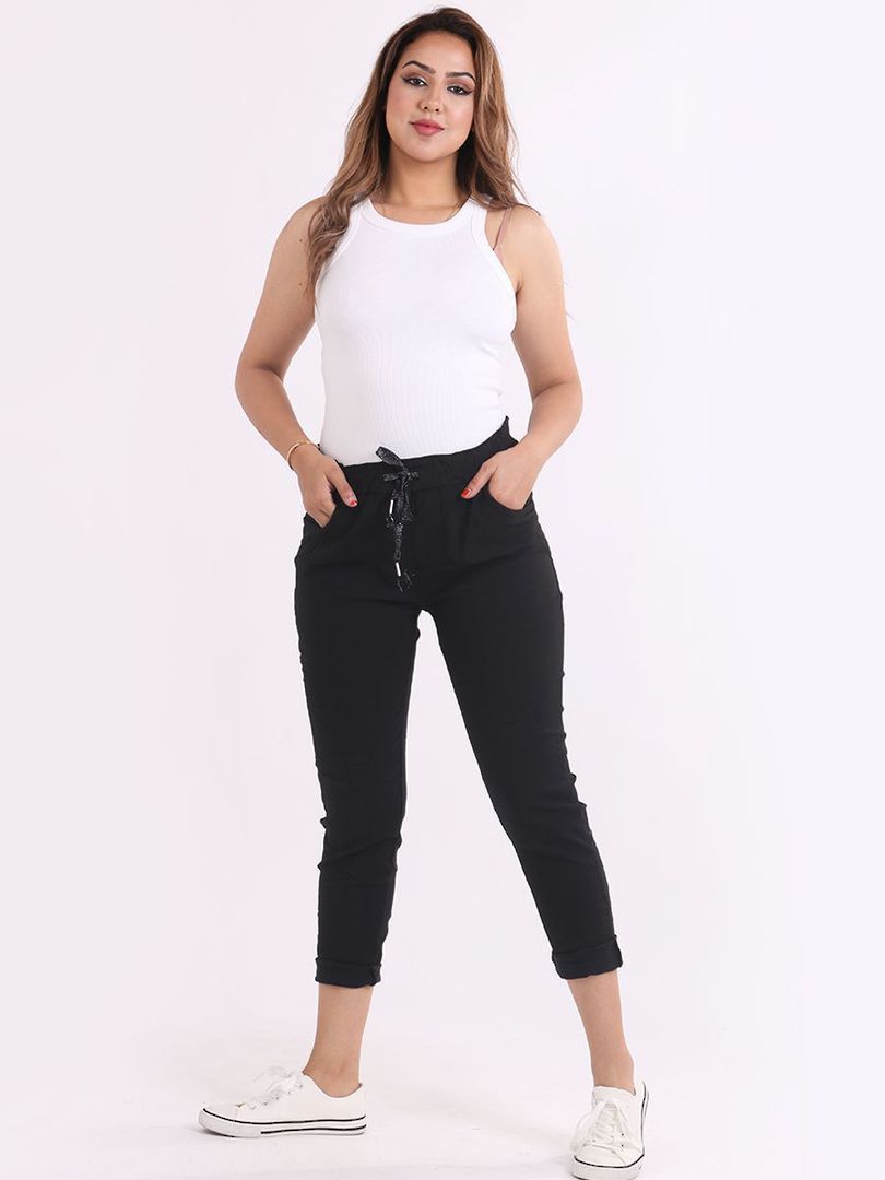 Riley Black Trousers 14-18 image 0